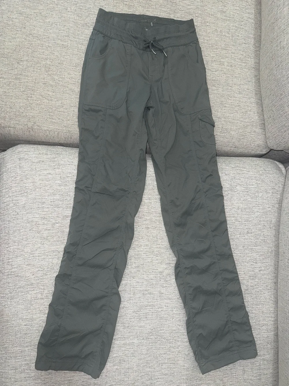 The North Face Women's Grey Track Scrunch Joggers